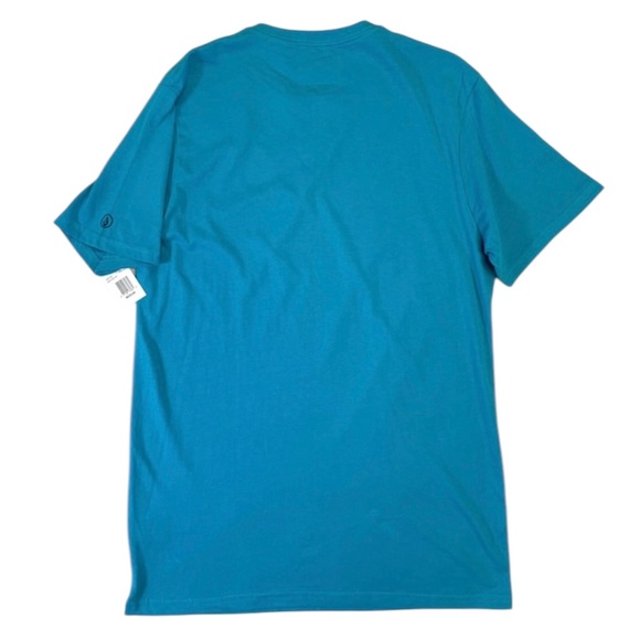 NEW Volcom Modern Fit T-Shirt Blue Organic Cotton Men’s Size Medium - Picture 2 of 6